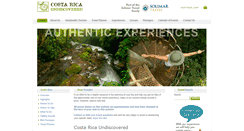 Desktop Screenshot of costaricaundiscovered.com